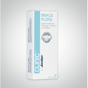 Jordan Clinic Fio Dentário Brace Floss 50 unid